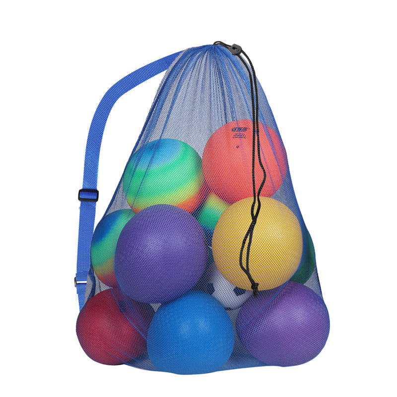 30"x 40" Extra-Large Mesh Sports Ball Drawstring Bag