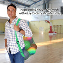 30"x 40" Extra-Large Mesh Sports Ball Drawstring Bag