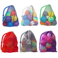 30"x 40" Set of 6 Extra-Large Mesh Sports Ball Drawstring Bag