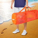 Set of 6 Large Mesh Sports Equipment Duffel Bag, Scuba Bag with Zipper