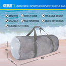 Set of 6 Large Mesh Sports Equipment Duffel Bag, Scuba Bag with Zipper
