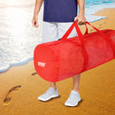 Set of 6 Large Mesh Sports Equipment Duffel Bag, Scuba Bag with Zipper