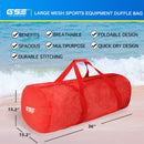 Large Mesh Sports Equipment Duffel Bag, Scuba Bag with Zipper