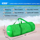 Large Mesh Sports Equipment Duffel Bag, Scuba Bag with Zipper