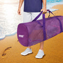 Set of 6 Large Mesh Sports Equipment Duffel Bag, Scuba Bag with Zipper