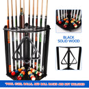 10 Corner Style Pool Cue Rack with Score Counter (5 Colors)