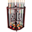 10 Corner Style Pool Cue Rack with Score Counter (5 Colors)