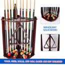 10 Corner Style Pool Cue Rack with Score Counter (5 Colors)