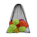 18"x 12" Mesh Drawstring Net Bag, Sports Equipment Storage Bag