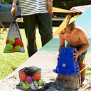 18"x 12" Mesh Drawstring Net Bag, Sports Equipment Storage Bag