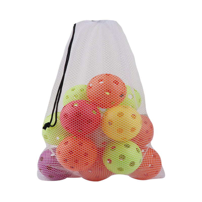 18"x 12" Mesh Drawstring Net Bag, Sports Equipment Storage Bag