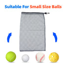 Set of 6 18"x 12" Mesh Drawstring Net Bag, Sports Equipment Storage Bag