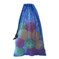18"x12" Mesh Drawstring Net Bag, Sports Equipment Storage Bag for Gym Gear, Clothes- 7 Colors