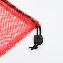 Set of 6 18"x 12" Mesh Drawstring Net Bag, Sports Equipment Storage Bag