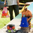 Set of 6 18"x 12" Mesh Drawstring Net Bag, Sports Equipment Storage Bag