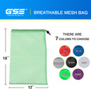 18"x 12" Mesh Drawstring Net Bag, Sports Equipment Storage Bag