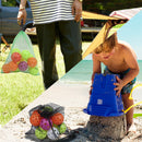 Set of 6 18"x 12" Mesh Drawstring Net Bag, Sports Equipment Storage Bag