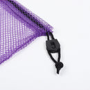 Set of 6 18"x 12" Mesh Drawstring Net Bag, Sports Equipment Storage Bag