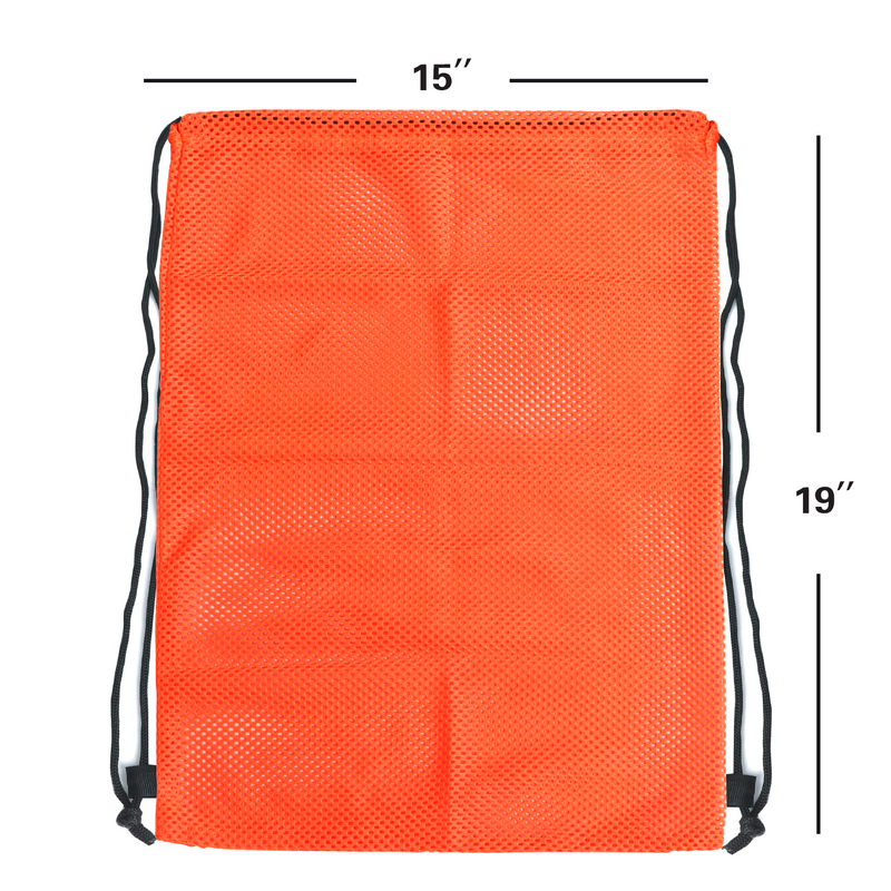 19"x 15" Mesh Drawstring Backpack Bag
