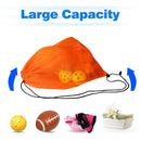 Set of 6 19"x 15" Mesh Sport Drawstring Backpack Bag