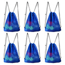 Set of 6 19"x 15" Mesh Sport Drawstring Backpack Bag