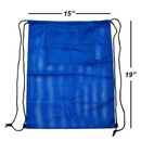 Set of 6 19"x 15" Mesh Sport Drawstring Backpack Bag