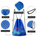 Set of 6 19"x 15" Mesh Sport Drawstring Backpack Bag