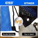 Set of 6 19"x 15" Mesh Sport Drawstring Backpack Bag