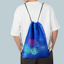 Set of 6 19"x 15" Mesh Sport Drawstring Backpack Bag