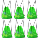 Set of 6 19"x 15" Mesh Sport Drawstring Backpack Bag