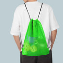 Set of 6 19"x 15" Mesh Sport Drawstring Backpack Bag