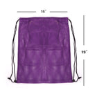 19"x 15" Mesh Drawstring Backpack Bag