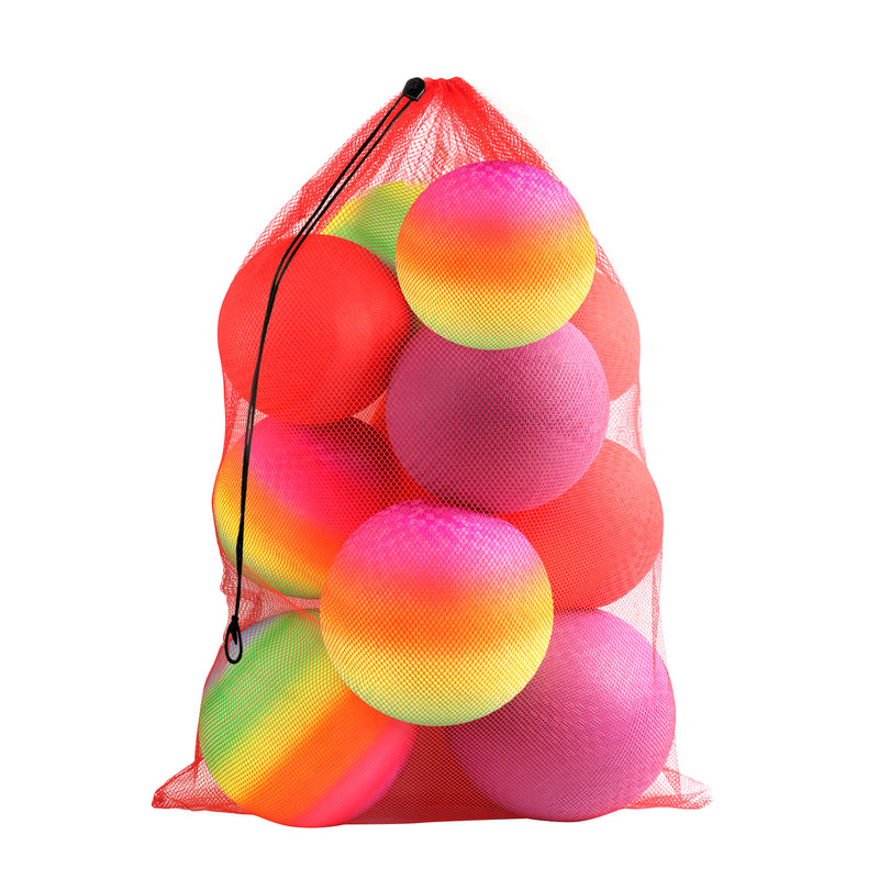 24"x36" Large Mesh Sports Ball Drawstring Bag for Gym Training, Football, Basketball, Swimming(7 Colors)