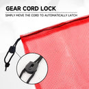 Set of 6 24"x 36" Large Mesh Sports Ball Drawstring Bag