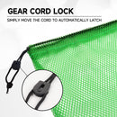 Set of 6 24"x 36" Large Mesh Sports Ball Drawstring Bag