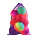 24"x 36" Large Mesh Sports Ball Drawstring Bag
