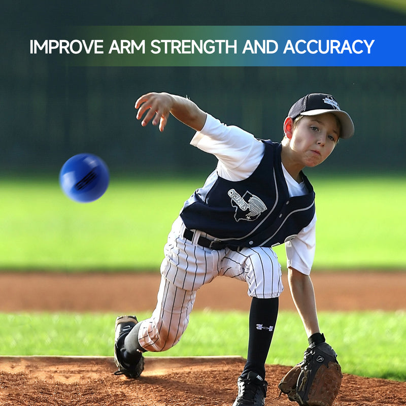 3" Weighted Blue Baseballs,Weighted Softballs,Training Baseballs