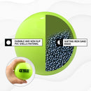 3" Weighted Green Baseballs,Weighted Softballs,Training Baseballs