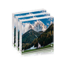 4x4 Inch Clear Acrylic Picture Frames for Home/Office Desktop
