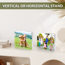 4x4 Inch Clear Acrylic Picture Frames for Home/Office Desktop