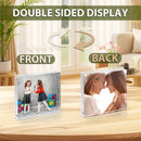 4x4 Inch Clear Acrylic Picture Frames for Home/Office Desktop