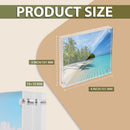 4x4 Inch Clear Acrylic Picture Frames for Home/Office Desktop