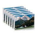 4x6 Inch Clear Acrylic Picture Frames for Home/Office Desktop