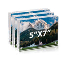 5x7 Inch Clear Acrylic Picture Frames for Home/Office Desktop