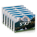 5x7 Inch Clear Acrylic Picture Frames for Home/Office Desktop