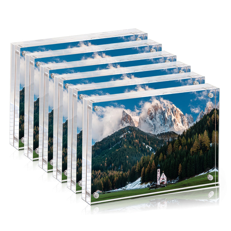 5x7 Inch Clear Acrylic Picture Frames for Home/Office Desktop