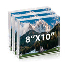 8x10 Inch Clear Acrylic Picture Frames for Home/Office Desktop