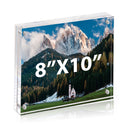 8x10 Inch Clear Acrylic Picture Frames for Home/Office Desktop