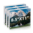 8.5x11 Inch Clear Acrylic Picture Frames for Home/Office Desktop