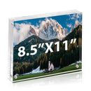 8.5x11 Inch Clear Acrylic Picture Frames for Home/Office Desktop